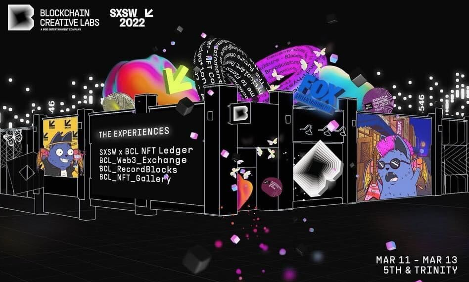 Blockchain Creative Labs Announces Full South by Southwest 2022 Schedule
