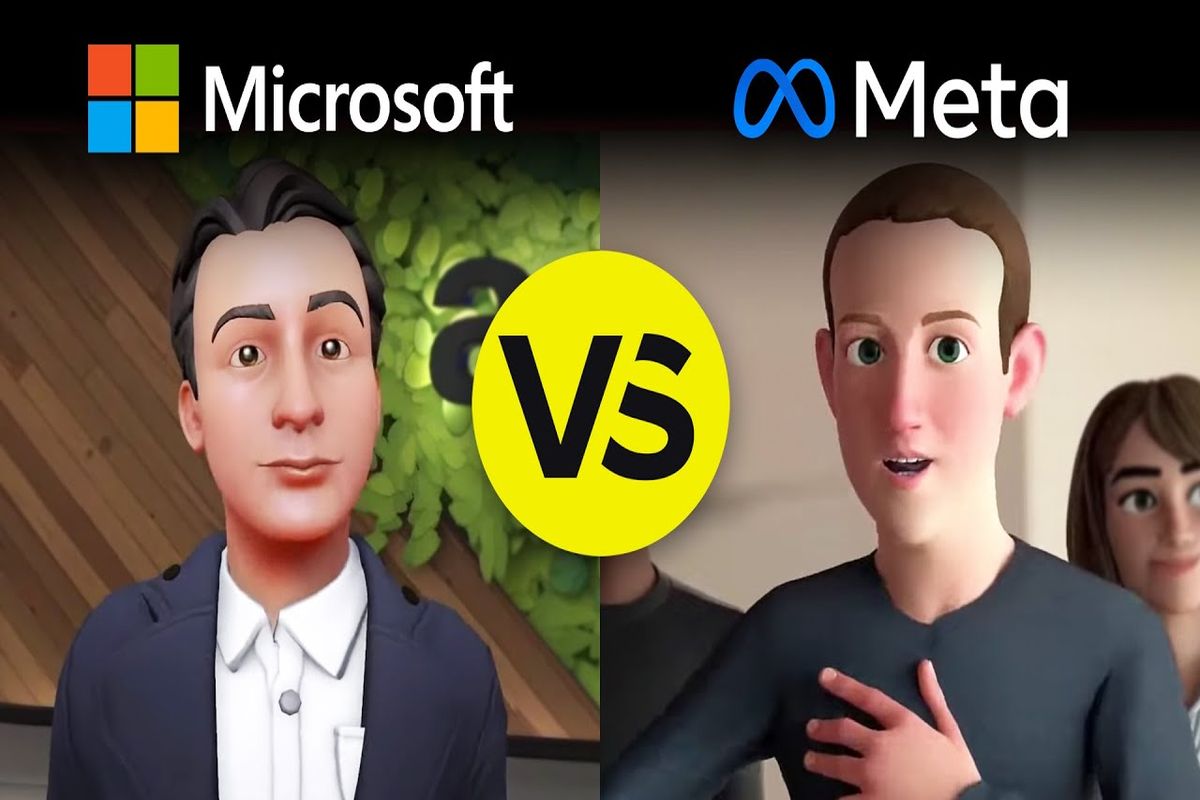In-Depth Comparison Of Facebook's Metaverse And Microsoft's