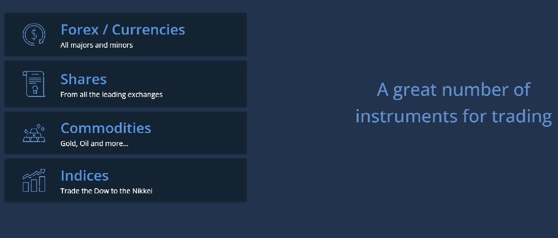 Alterspots Trading instruments