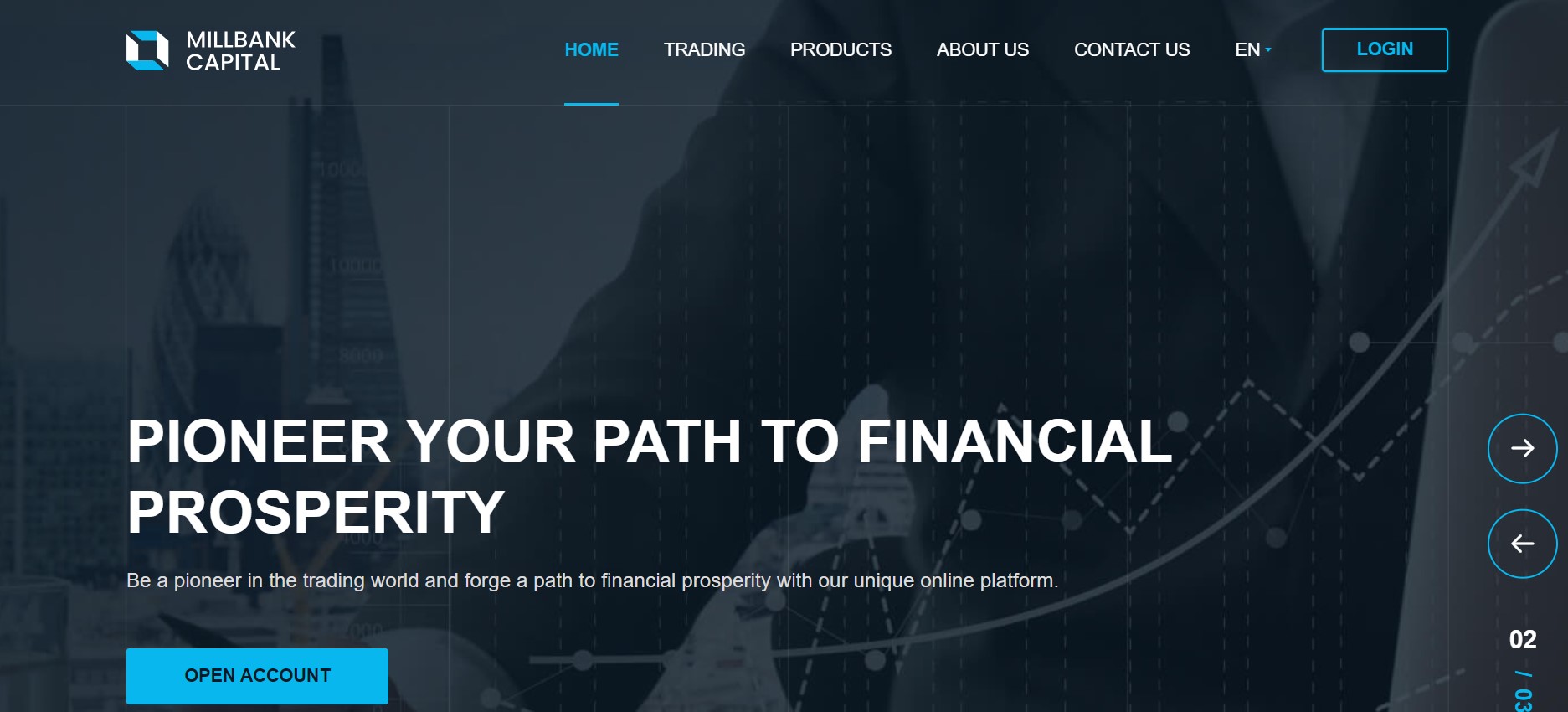 MillBankCapital website