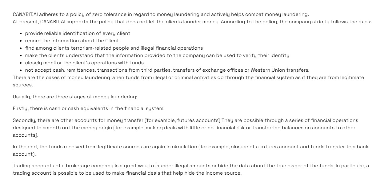 CanaBit.AI AML Compliance CanaBit.AI AML Compliance