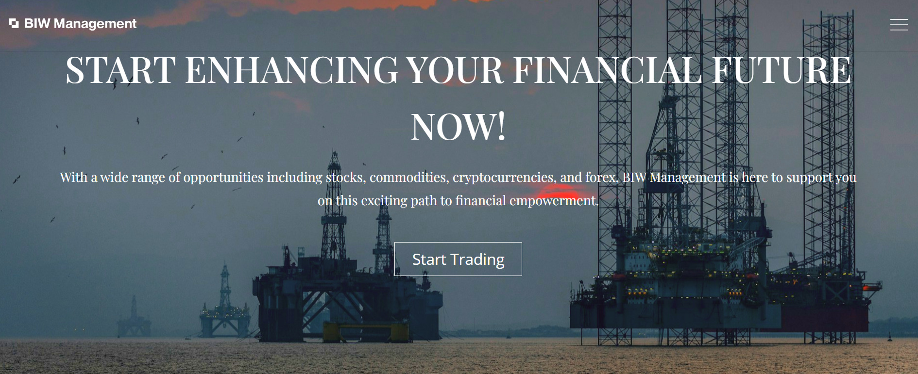 BIW Management homepage BIW Management homepage