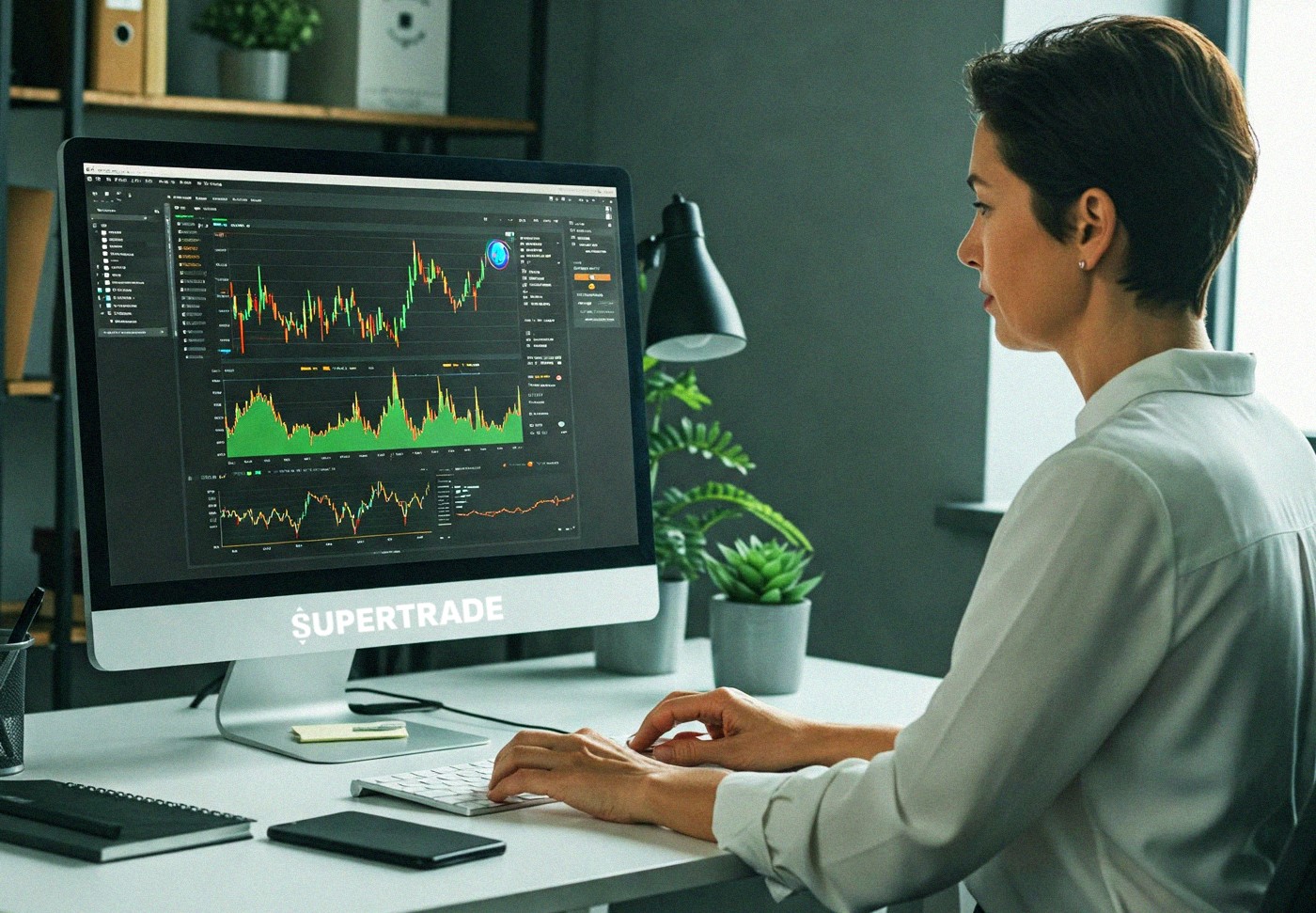 What are the advantages of the Supertrade Trading Platform that make it an innovative environment for crypto asset operations?