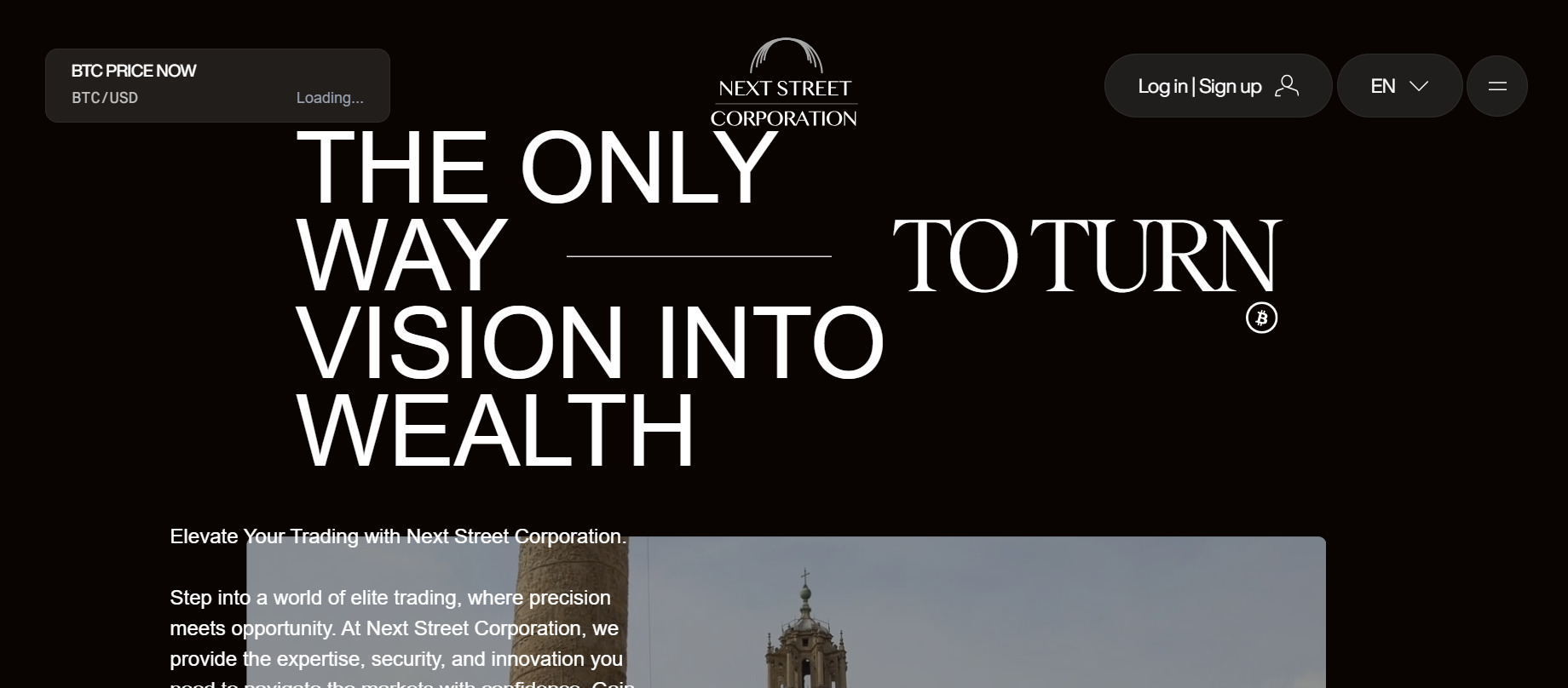 Next Street Corporation homepage Next Street Corporation homepage